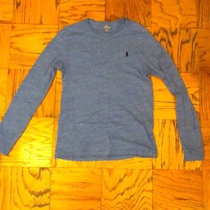 Long sleeve polo shirt